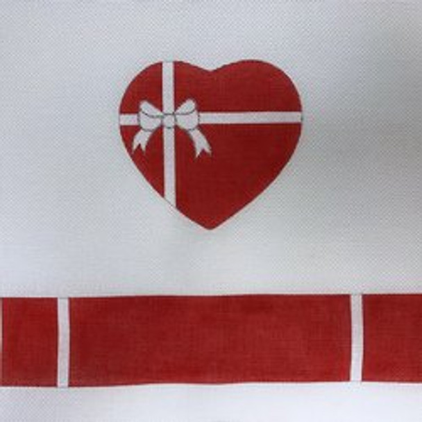 FS-Hrt-9 Red Heart Box 4.5" Heart 13" x 8" 18m w/Hardware Funda Scully
