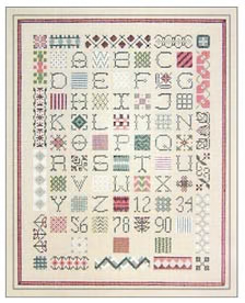 57 The Drawn Thread Toccata #1 10 x 12 inches 18 Mesh Egg Shell