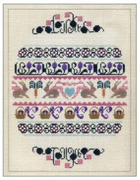 43 The Drawn Thread 7 x 9 inches 18 Mesh Egg Shell  The Easter Eggs