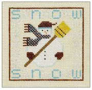 39 The Drawn Thread 18 Mesh Egg Shell Snow 3 x 3