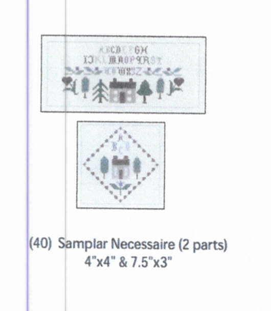 40 The Drawn Thread 18 Mesh Egg Shell Sampler Neccessaire 2 Parts 4 x 4  7.5 x 3