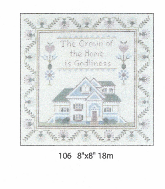 106 The Crown of The Home Sampler Mesh Holly Hill