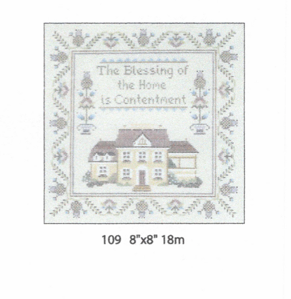 109 Blessings/Contentment-18m Mesh Holly Hill