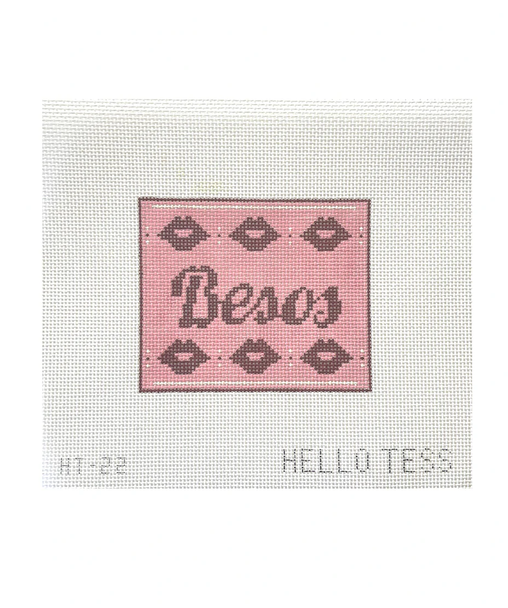 Hello Tess Designs HT22 Besos ​5”W x 4”H  13 Mesh