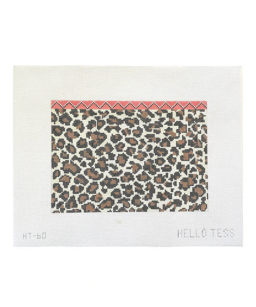 Leopard Print Clutch ​10”W x 7”H 13 Mesh Hello Tess Designs HT60
