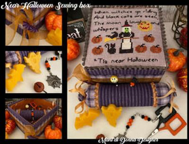 Near Halloween Sewing Box Mani Di Donna MDD-NHSB DD 20-2682  YT