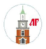 BT907 Austin Peay State  4" Diameter 18 Mesh Kathy Schenkel Designs