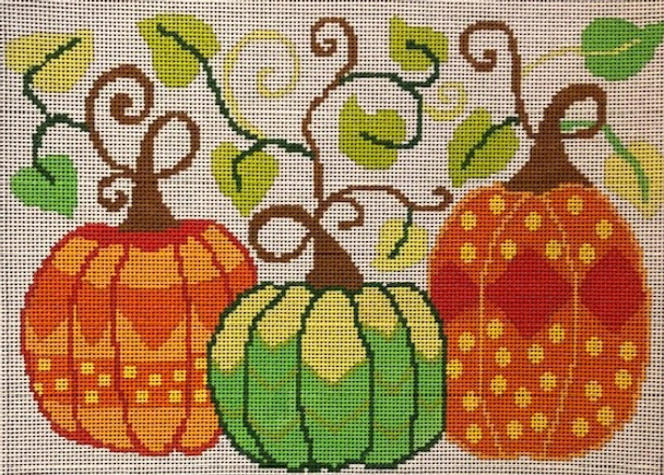 ASIT264	Pattern Pumpkins	13X8.6	13 Mesh A Stitch In Time