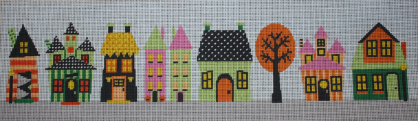ASIT082	Halloween Village	20X6	13 Mesh A Stitch In Time