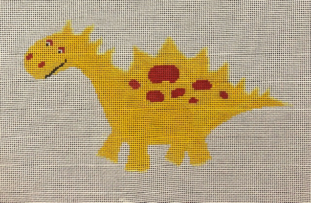 ASIT368	Yellow Dino	11X7	 13 Mesh A Stitch In Time