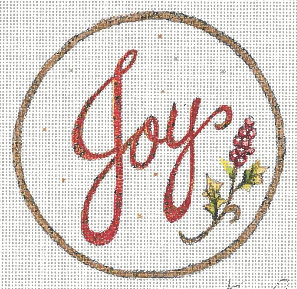 JG-145 Joy Ornament 18ct, 4.5” Diameter  Janice Gaynor