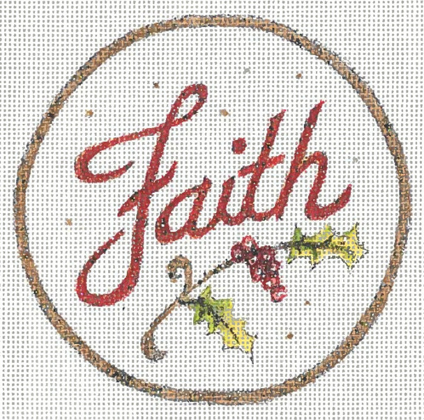 JG-146 Faith Ornament 18ct, 4.5” Diameter  Janice Gaynor