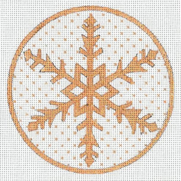 JG-157 Ornament Snowflake V 18ct, 4.5” Diameter  Janice Gaynor