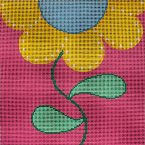 85102	MIN	yellow flower on pink	08 x 08	13 Mesh Patti Mann