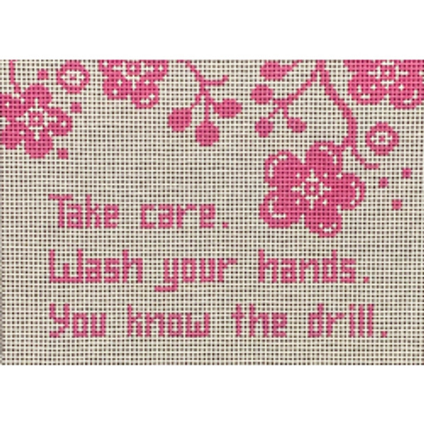 86153	WDS	Take care, Wash your hands, you know the drill	05 x 07	13 Mesh Patti Mann