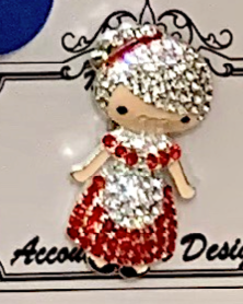 Accoutrement Designs CHRISTMAS Mrs. Claus NEEDLEMINDER Magnet Accoutrement Designs