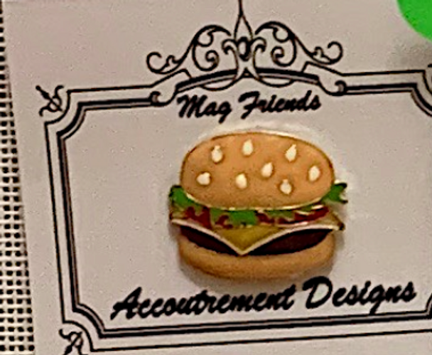 Food & Beverage Hamburger NEEDLEMINDER Magnet Accoutrement Designs