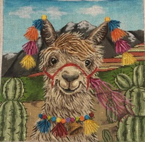 GEP292B Llama 12 x 12 18 Mesh Gayla Elliott