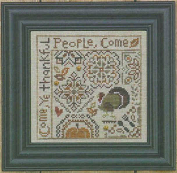 Thankful Quaker includes charms, 80 x 80 by Bent Creek 11-2365 w