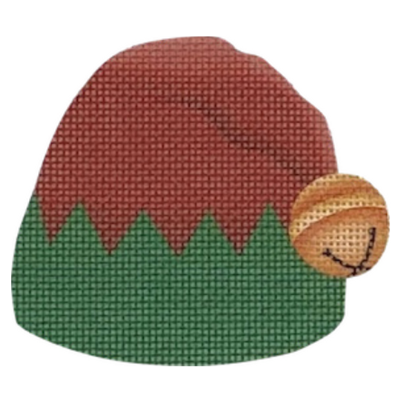 HA05 Elf Hat Red/Green 3.25 x 3 18 Mesh Pepperberry Designs 