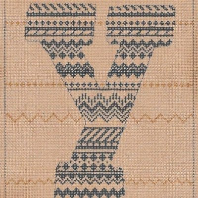 MS144 “Y”  9” x 12” 13 Mesh Machelle Somerville   