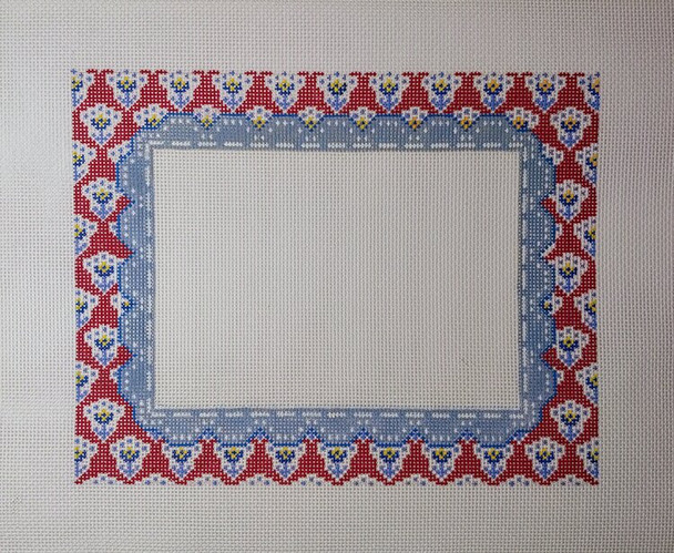 AF106 Red Provence Frame/Pillow	10" x 8"14 Mesh Anne Fisher Needlepoint, llc