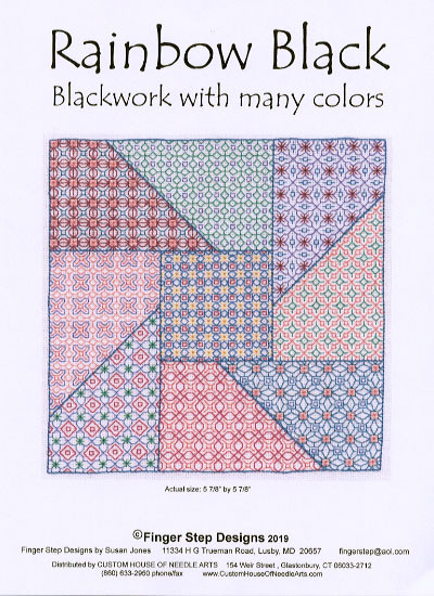 FSD-RB Rainbow Black Finger Step Designs