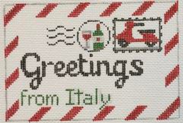 RD 224 Italy Mini Letter 18M Rachel Donley Needlepoint Designs