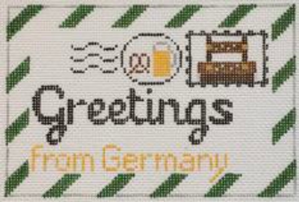 RD 227 Germany Mini Letter 18M Rachel Donley Needlepoint Designs