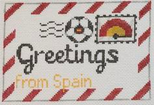 RD 228 Spain Mini Letter 18M Rachel Donley Needlepoint Designs