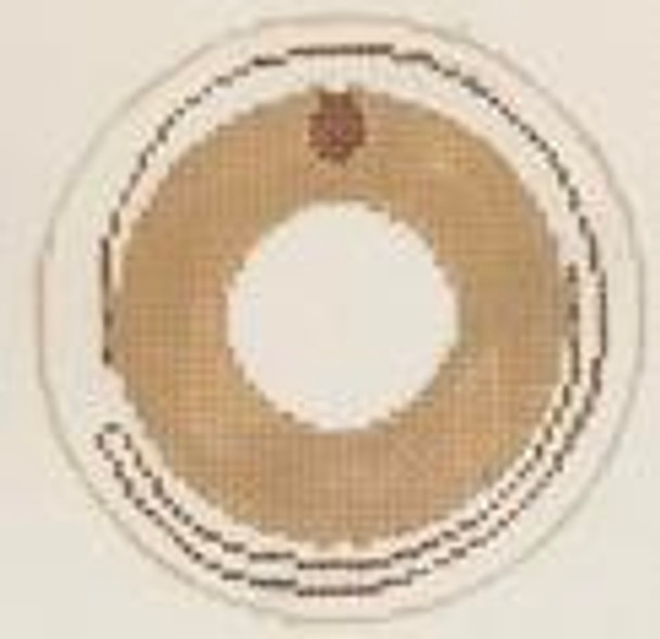 RD 189 Straw Round Purse Monogram Round 18 Mesh Rachel Donley Needlepoint Designs