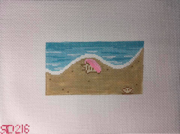 RD 216 Shoreline w/ Conch 18 Mesh Rachel Donley Needlepoint Designs