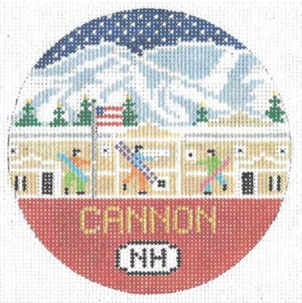 Cannon, NH 4.25 x 4.25 18 Mesh Doolittle Stitchery R142