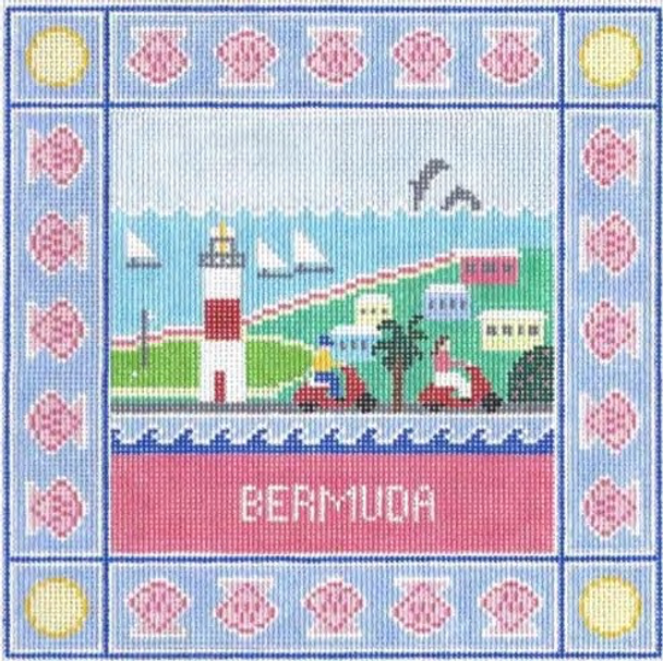 Bermuda 8.75 x 8.75 13 Mesh Doolittle Stitchery S333