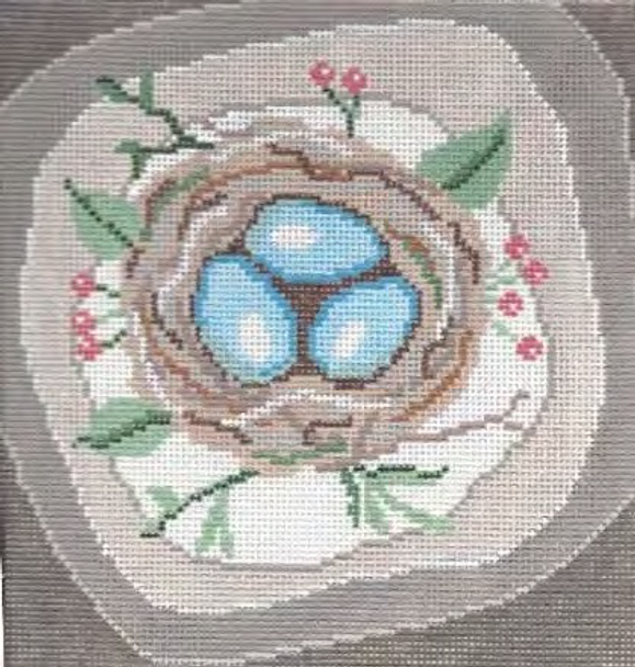 Pillow/Clutch Design Nesting 8 x 8  13 Mesh Doolittle Stitchery P117