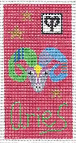 Zodiac Aries 3.75 x 7 13 Mesh Doolittle Stitchery EZ105