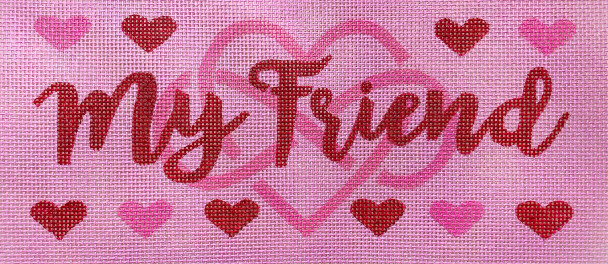 Daily Inspiration DI14 My Friend 5.5 x 11.5 13 Mesh Oasis Needlepoint