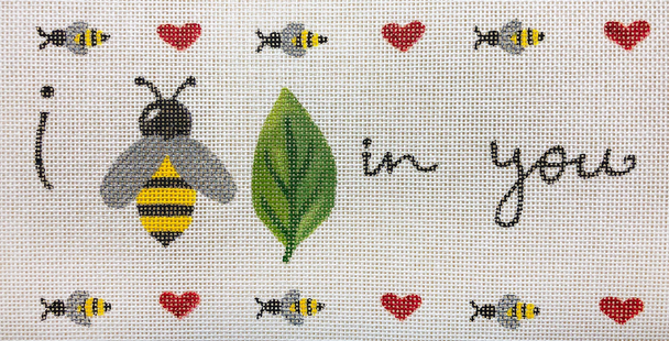 Daily Inspiration DI16  I Bee Leave (Believe) in You 5 x 9 18 Mesh Oasis Needlepoint