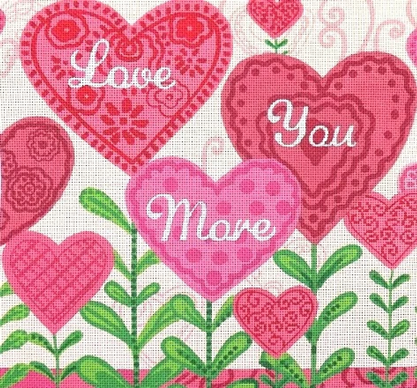 EV-17 Garden of Hearts Medley 10" x 10" 18 Mesh Love You More