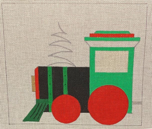 JC-CHRISTMAS Candy Cane Express 18 Mesh JANET CASEY includes stitch guide