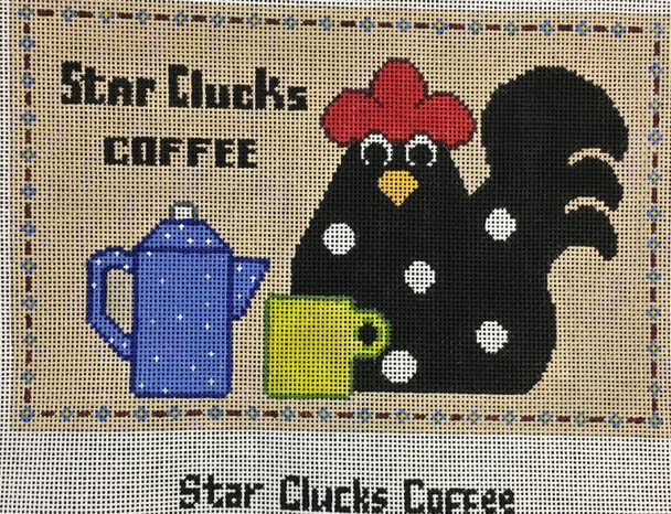 AL0156 STAR CLUCKS Coffee 9x 5 ANNIE LANE DESIGNS 18 Mesh 