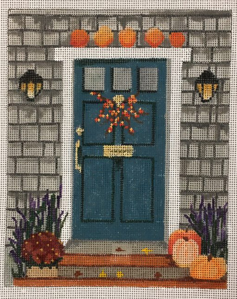 JP326 AUTUMN DOORWAY 6′′ x 7′′18 Mesh Julie Paukert Designs