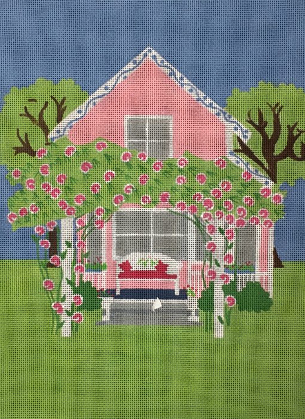 NL92 OAK'S BLUFF COTTAGE 9′′ x 12′′ 18 Mesh SEA BREEZE BY J&J GRAPHICS