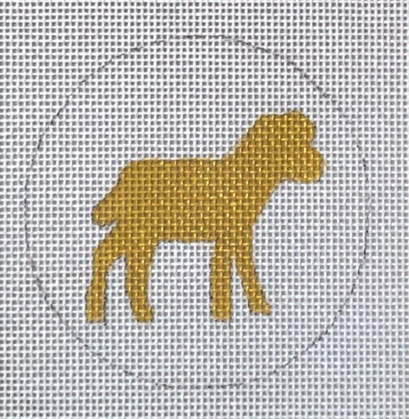 HO3058 LAMB 4 inch round 18 Mesh Raymond Crawford Designs