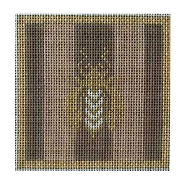 T-0126W Bees Coaster White 4.5x4.5 13 Mesh Associated Talents 