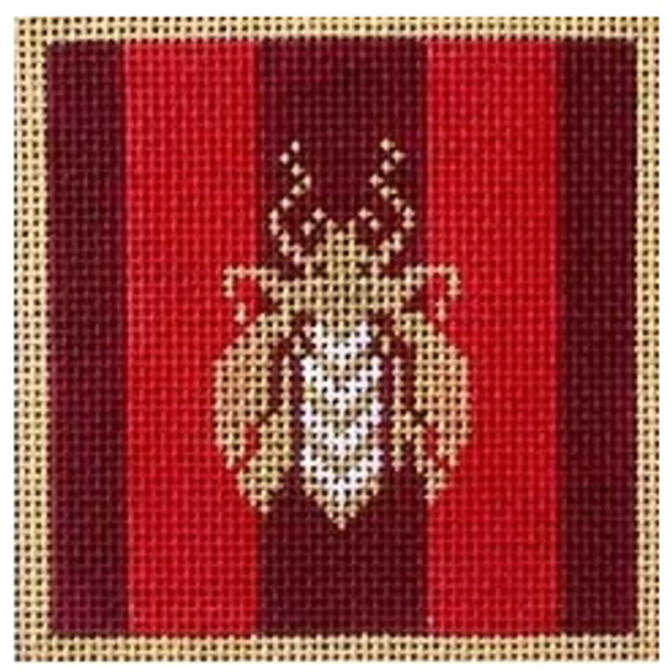 T-0126R Bees Coaster Red 4.5x4.5 13 Mesh Associated Talents 