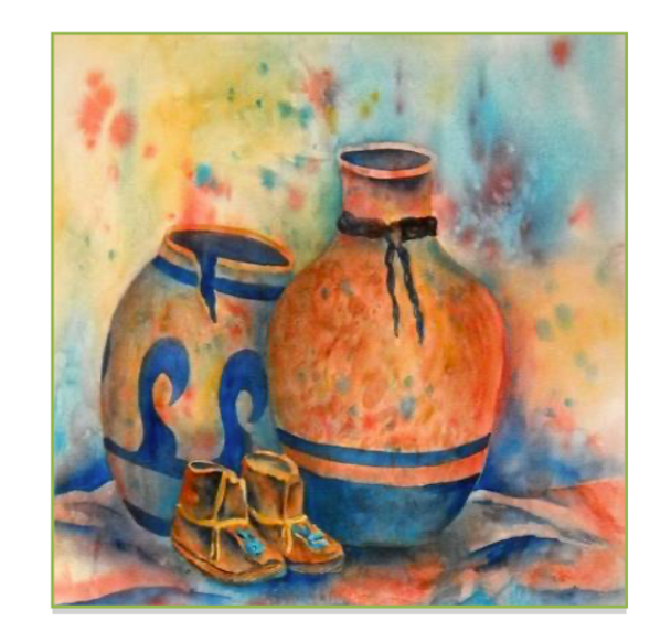 QRSW23	Pots and Booties	10.5 x 8	18 Mesh DESIGNS BY PAM HOBBS Quail Run Designs