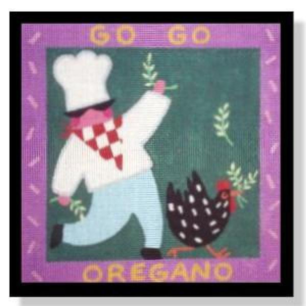 NC177 Go Go Oregano	8.5 x 8.5	13 Mesh  DESIGNS BY NANCY COFFELT Quail Run Designs