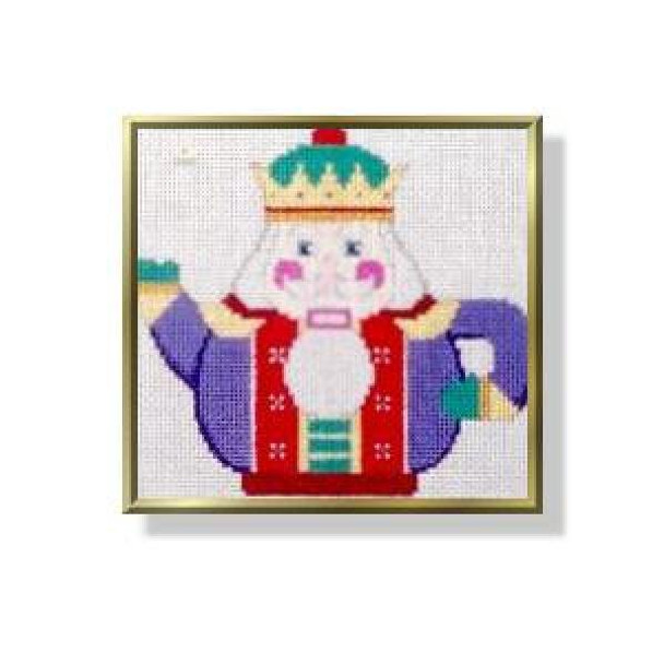 CD461	Teapot - Nutcracker King	3.5"	18 Mesh DESIGNS BY CAROL DUPREE Quail Run Designs