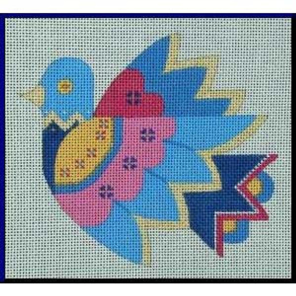 CD853	Jeweled Bird	4.25" x 5"	18 Mesh DESIGNS BY CAROL DUPREE Quail Run Designs